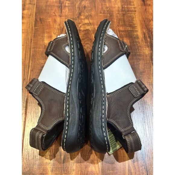Hotter Comfort Concept Dee Brown Leather Sandals Men’s Size US 9 M - New in Box main image 10
